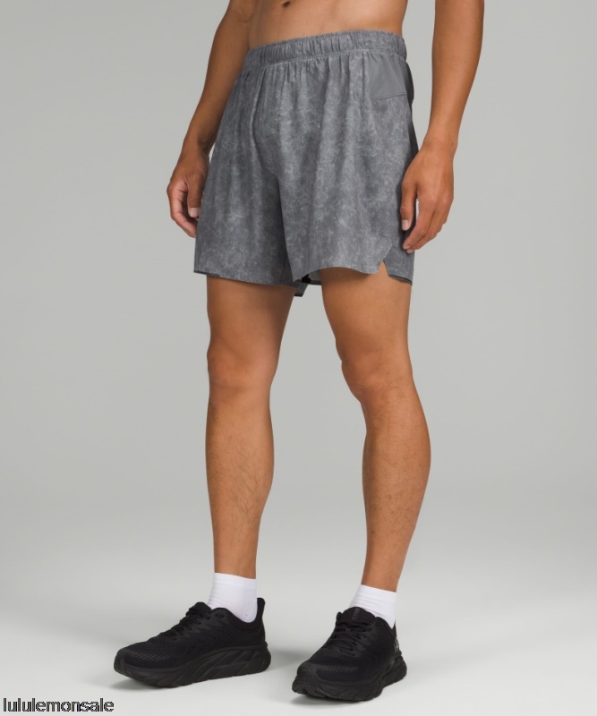 Lululemon Deutschland DELULU872 | Grau Multi Stoß Gefüttert Kurz 6